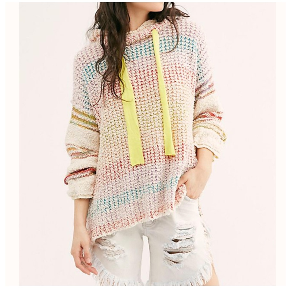Free People Sit Next To Me Hoodie Sweater XSM
